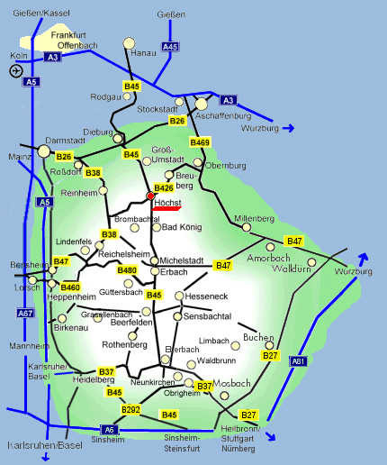 Die Region im Ueberblick